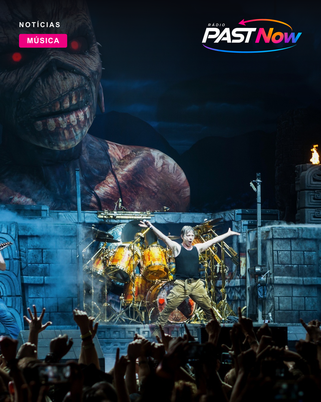 Iron Maiden faz dois shows em São Paulo com turnê de 50 anos