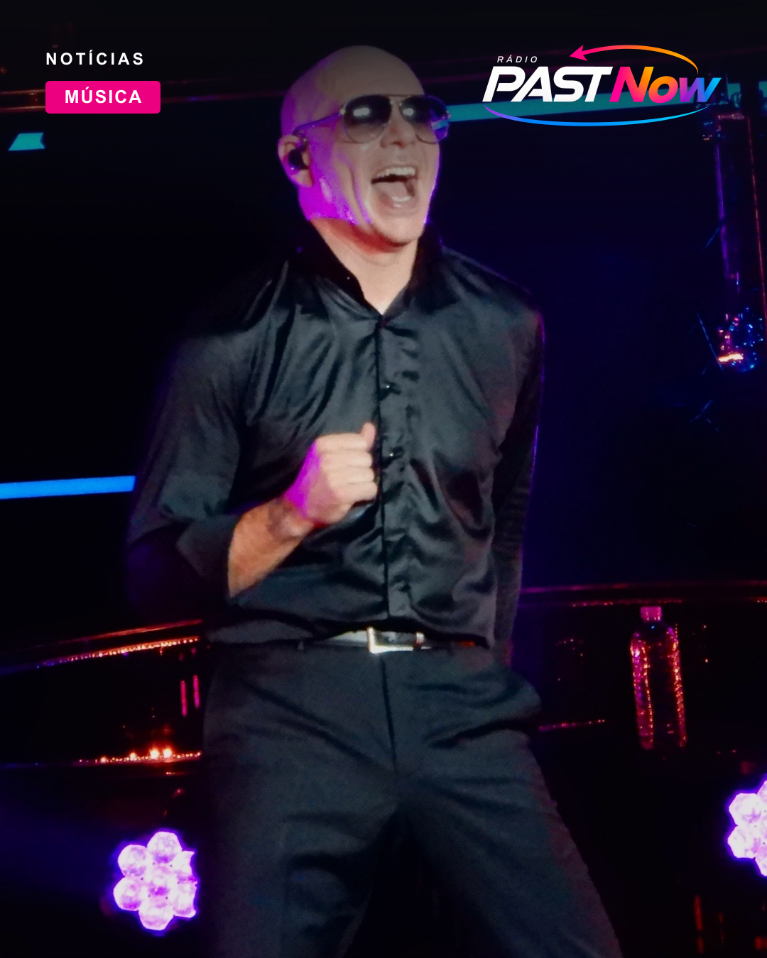 Pitbull anuncia show único em São Paulo em janeiro de 2027