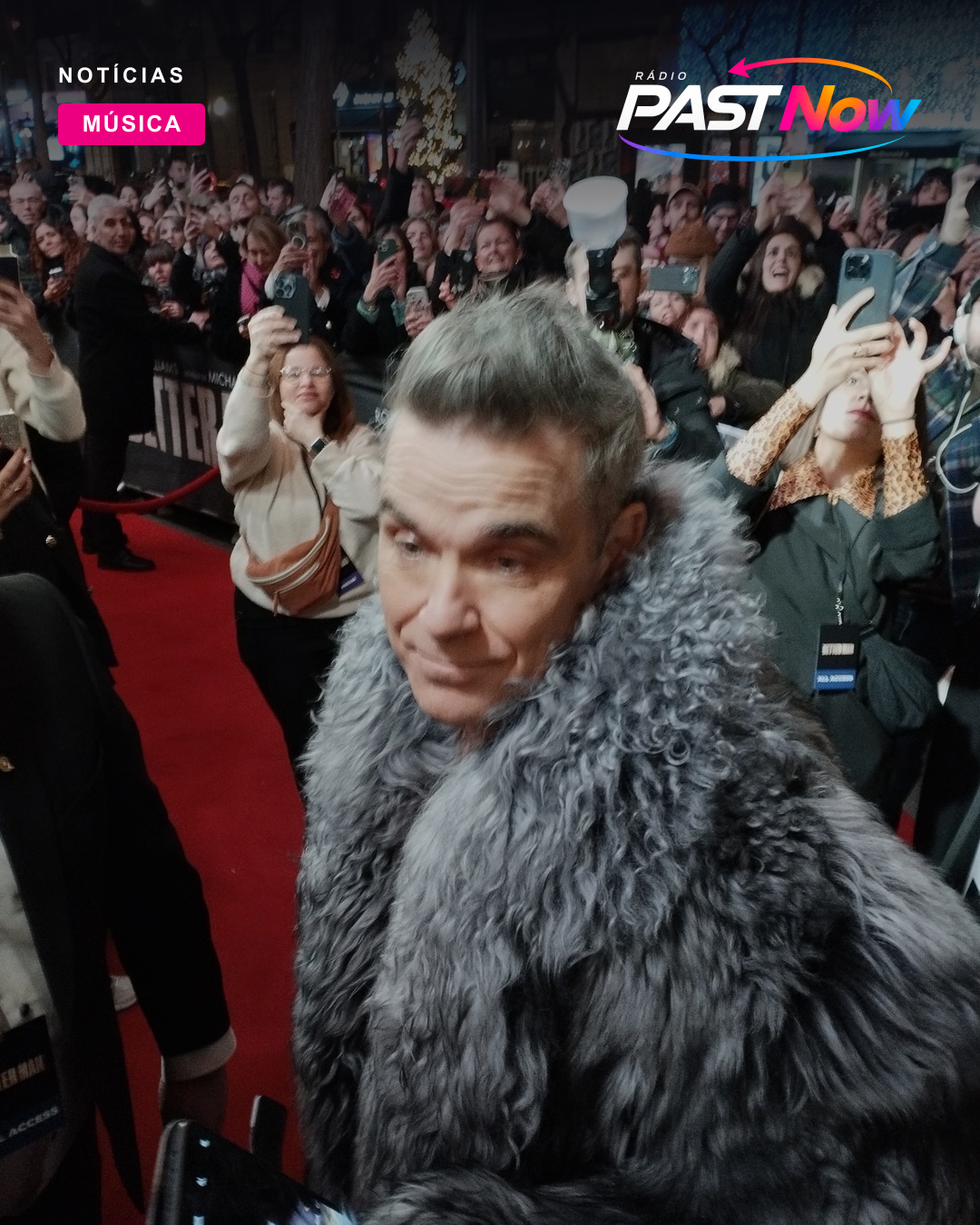 Robbie Williams volta ao Brasil após 20 anos para show único
